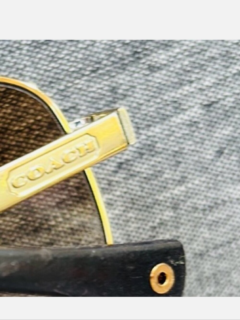 COACH - Stephanie Aviator Sunglasses & Case - Picture 8 of 11